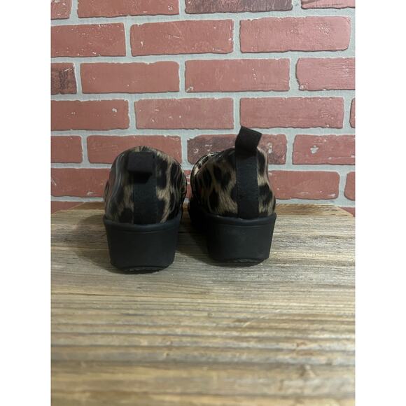 Giani Bernini | NWOT Brown Leopard Print Cavvell Platform Slip On Clogs - Picture 2 of 5